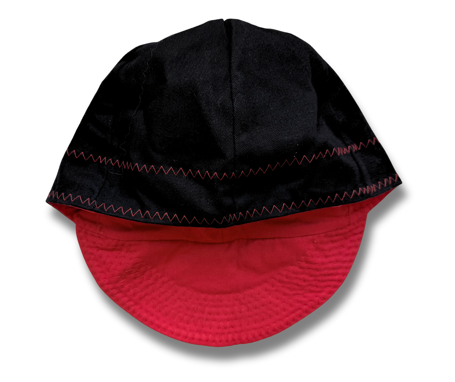 Welder's Cap Black/Red, Reversible
