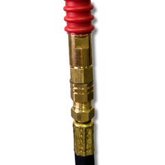 150 Amp 1-Piece Swivel TIG Rig – 17 Series, exposed swivel connection detail